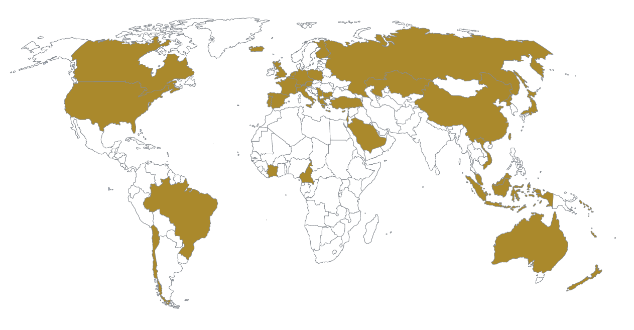 La rete GERnétic nel mondo